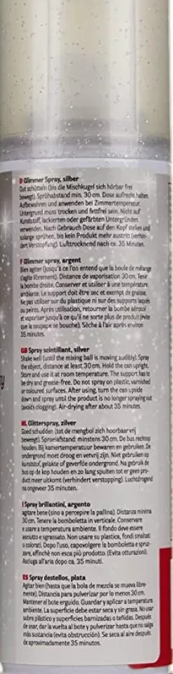 Spray Aerosol Glimmer Plata Rayher 150ml