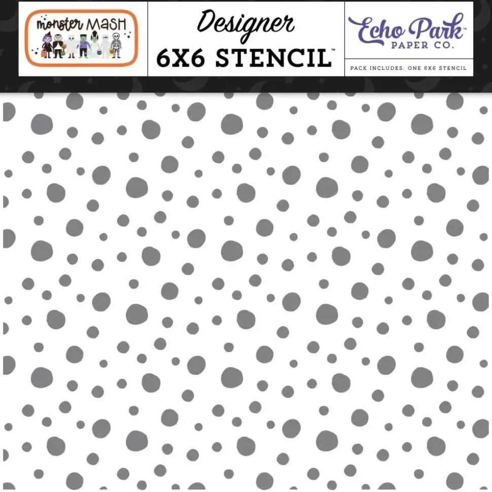 Stencil Double Double Bubble Monster Mash Echo Park