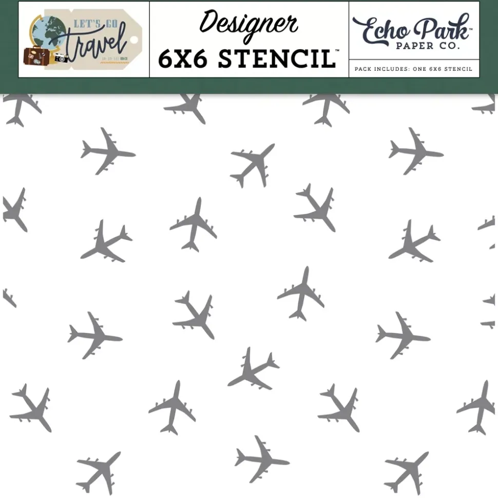 Stencil Fly Away Let’s Go Travel Echo Park