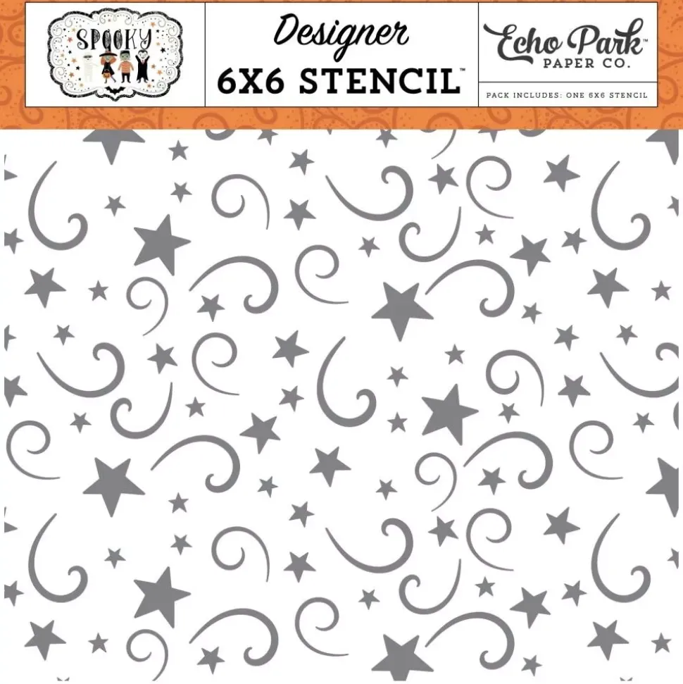 Stencil Witching Hour Spooky Echo Park 15x15cm