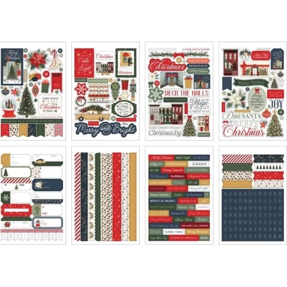 Sticker Book Christmas in the City Carta Bella