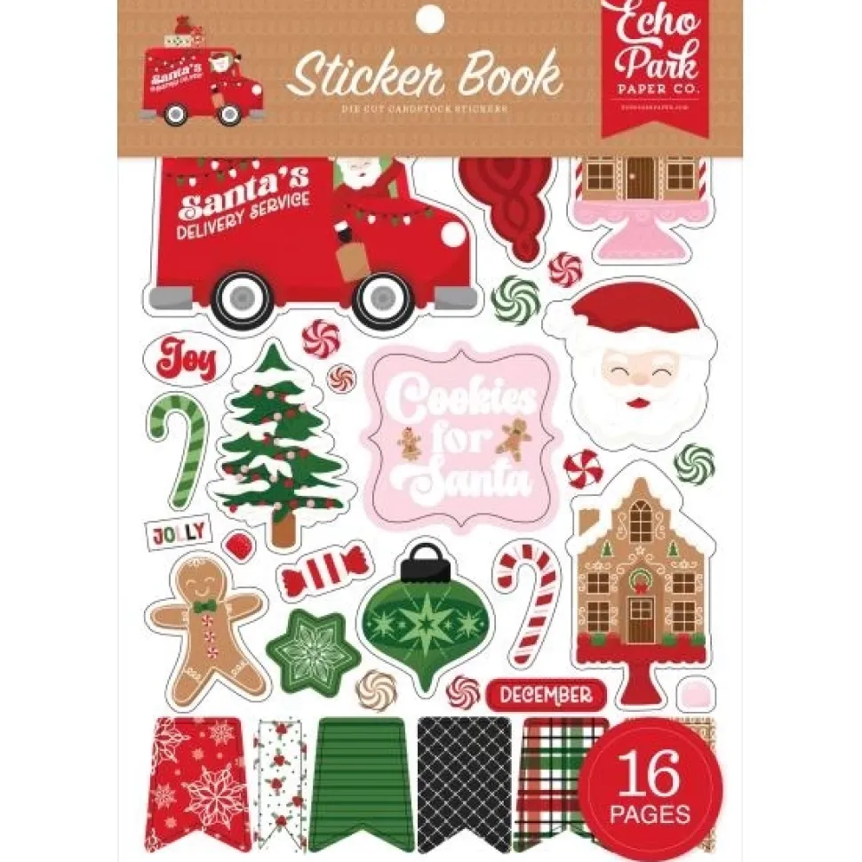 Sticker Book Santa's Christmas Delivery Echo Park
