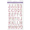 Stickers Abecedario Chipboard Pretty Floral MultiCraft