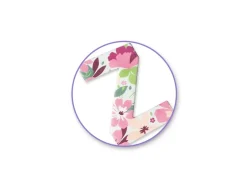 Stickers Abecedario Chipboard Pretty Floral MultiCraft