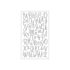 Stickers Abecedario con glitter pequeño Sweetheart Sticko