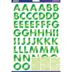 Stickers Abecedario Green Futura Sticko