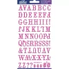 Stickers Abecedario Magenta Le Gourmet Sticko