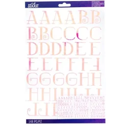 Stickers Abecedario Pink Nostalgic Sticko