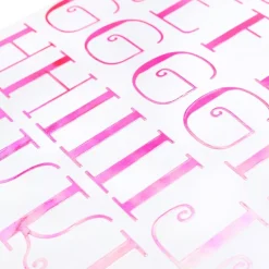 Stickers Abecedario Pink Nostalgic Sticko