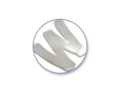 Stickers Abecedario Silver Caps Font MultiCraft