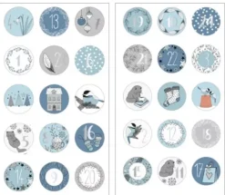 Stickers Calendario Cosy Christmas Artemio