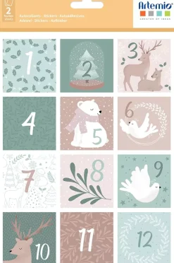 Stickers Calendario de Adviento Let it Snow Artemio