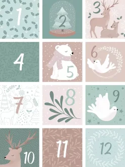 Stickers Calendario de Adviento Let it Snow Artemio
