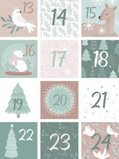 Stickers Calendario de Adviento Let it Snow Artemio