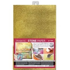 Stone Paper Dorado Stamperia