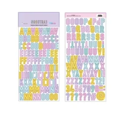 SUPER OFERTA **30%** Abecedario de chipboard Nosotras The Mint Feather