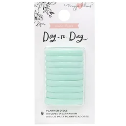 SUPER OFERTA **40%** Anillas M Menta Planner Day to Day Maggie Holmes compatible con Happy Planner