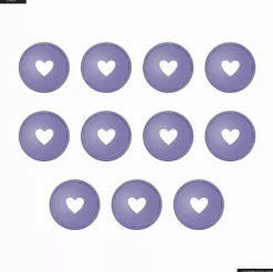 SUPER OFERTA **40%** Anillas Metálicas M Whisteria Pearl Powder Para Happy Planner