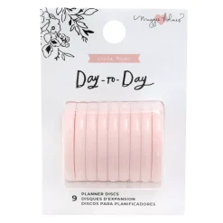 SUPER OFERTA **40%** Anillas Rosa Planner Day to Day Maggie Holmes compatible con Happy Planner