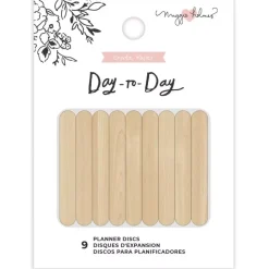 SUPER OFERTA **40%** Anillas XL Planner Wood Day to Day Maggie Holmes Compatible con Happy Planner