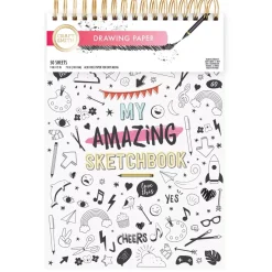 SUPER OFERTA **40%** Bloc de dibujo My amazing sketchbook Craft Smith 22x30cm