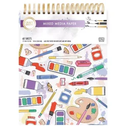 SUPER OFERTA **40%** Bloc de dibujo y Mixed Media Art Supplies Craft Smith 19x23cm