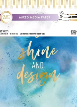 SUPER OFERTA **40%** Bloc de dibujo y Mixed Media Rise, shine and design Craft Smith 19x23cm