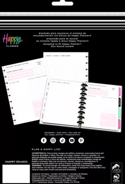 SUPER OFERTA **40%** Bloque de hojas Daily Check-in Classic Happy Planner