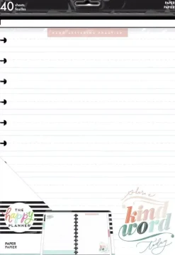 SUPER OFERTA **40%** Bloque de Hojas Big Love Letters Happy Planner