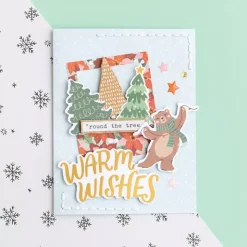 SUPER OFERTA **40%** Caja de Sobres y Postales Mittens & Mistletoe Crate Paper