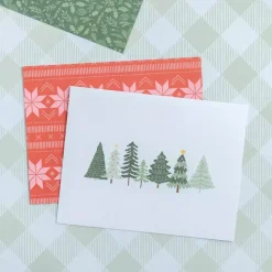 SUPER OFERTA **40%** Caja de Sobres y Postales Mittens & Mistletoe Crate Paper