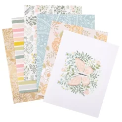 SUPER OFERTA **40%** Caja de Sobres y Postales Gingham Garden Crate Paper