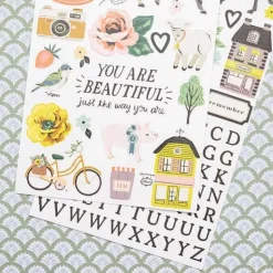 SUPER OFERTA **60%** Cardstock Stickers Market Square Maggie Holmes