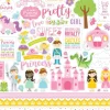 SUPER OFERTA **40%** Cardstock Stickers Perfect Princess Echo Park