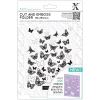 SUPER OFERTA **50%** Carpeta de texturas Xcut Mariposas con Troquel Xcut de Mariposa compatible con Sizzix