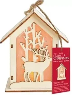 SUPER OFERTA **40%** Casita de Luz Reno en Bosque Docrafts