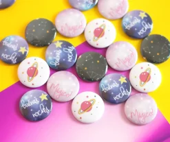 SUPER OFERTA **40%** Chapas Buenas noches 5centímetros