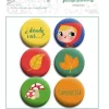 SUPER OFERTA **40%** Chapas Caperucita MMedel Illustrations