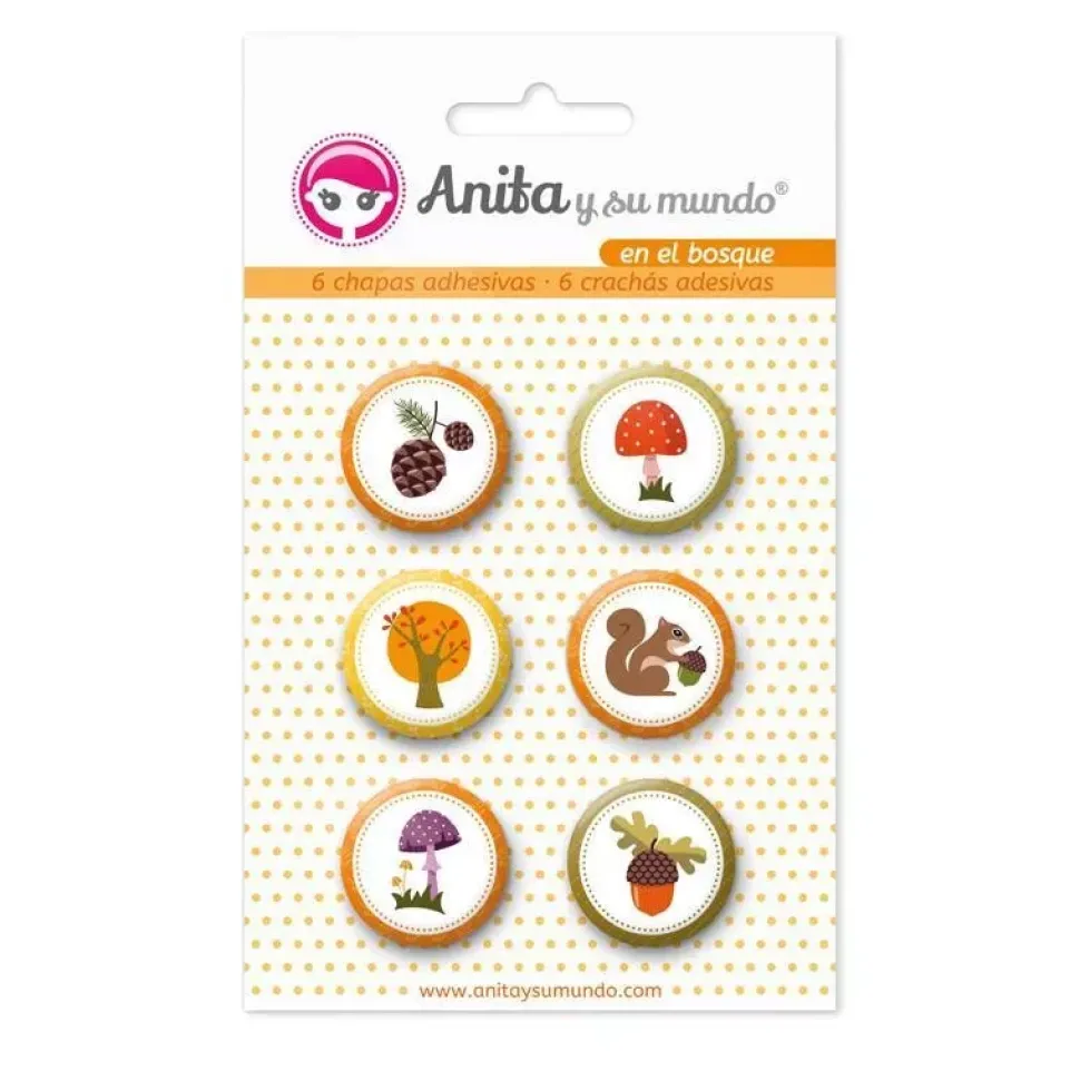SUPER OFERTA **50%** Chapas En el bosque Anita y su mundo
