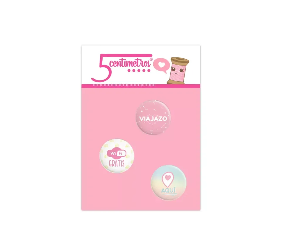 SUPER OFERTA **40%** Chapas Guiri 5centímetros