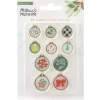 SUPER OFERTA **40%** Charms Mittens & Mistletoe Crate Paper