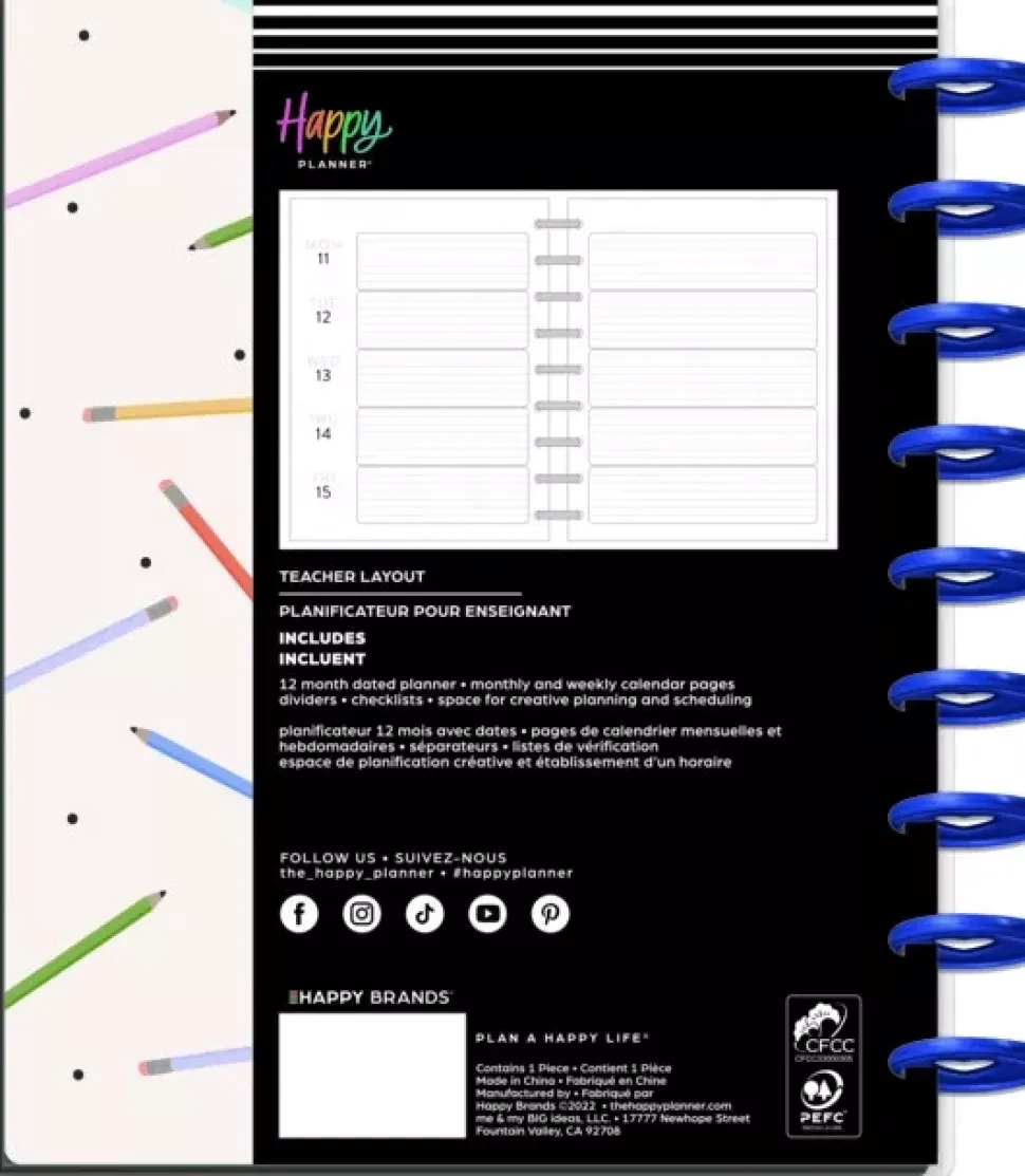 SUPER OFERTA **40%** Classic Teacher Happy Planner Teacher Notes