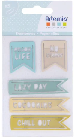 SUPER OFERTA **40%** Clips sujetapapeles No stress Artemio