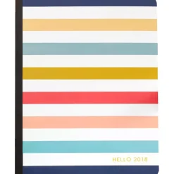 SUPER OFERTA **40%** Cuaderno de calendario Striped para Composition Planner