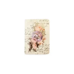 SUPER OFERTA **40%** Cuaderno Dusty Roses para midori Passport Size Traveler's Journal Prima