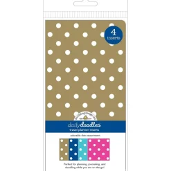 SUPER OFERTA **30%** Cuadernos Adorable Dots para midori travel planner Doodlebug