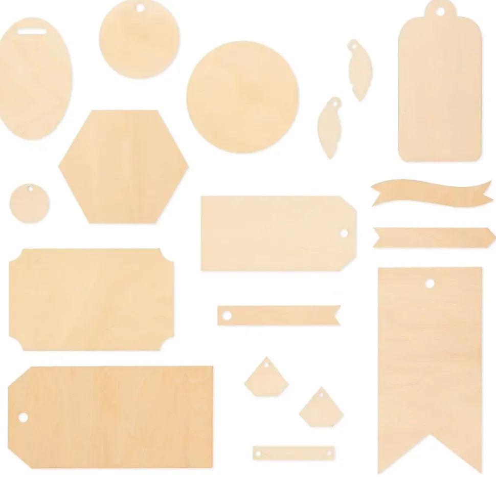 SUPER OFERTA **35%** Die cuts de madera para Singe Quill We R Memory Keepers