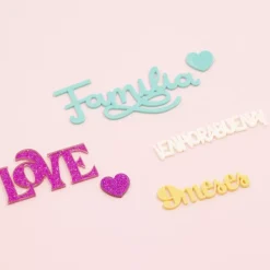 SUPER OFERTA **60%** Die-Cut de Metacrilato ¡Enhorabuena! Craftelier