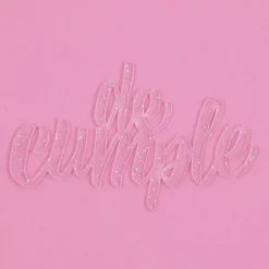 SUPER OFERTA **60%** Die-Cut de Metacrilato De Cumple Craftelier