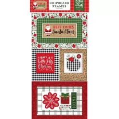 SUPER OFERTA **30%** Die-Cuts de Chipboard Frames Jingle All The Way Echo Park
